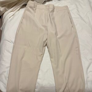 Banana Republic Light Beige/Cream Tapered Trouser